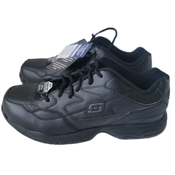 Skechers  Work Relaxed Fit Slip Resistant Sneaker Shoes 13  Black  Extra Wide - Picture 1 of 16